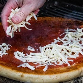 bruschetta pizza build